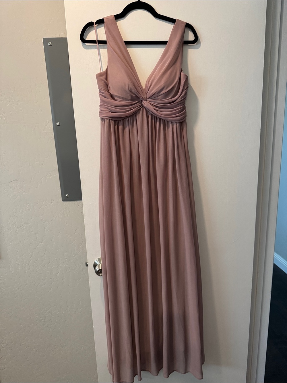 Birdie Grey Mauve Laurie Mesh Dress